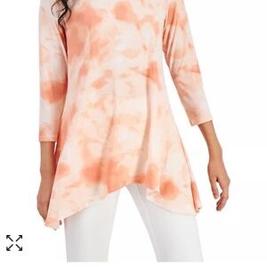 Like new swing top pink & white tie dye